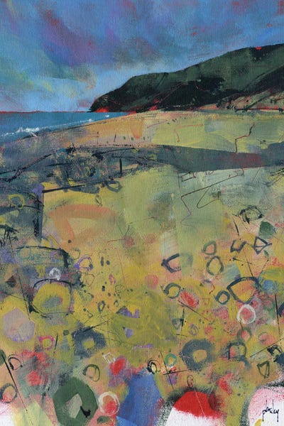 Penbryn Beach by Paul Bailey framed canvas print