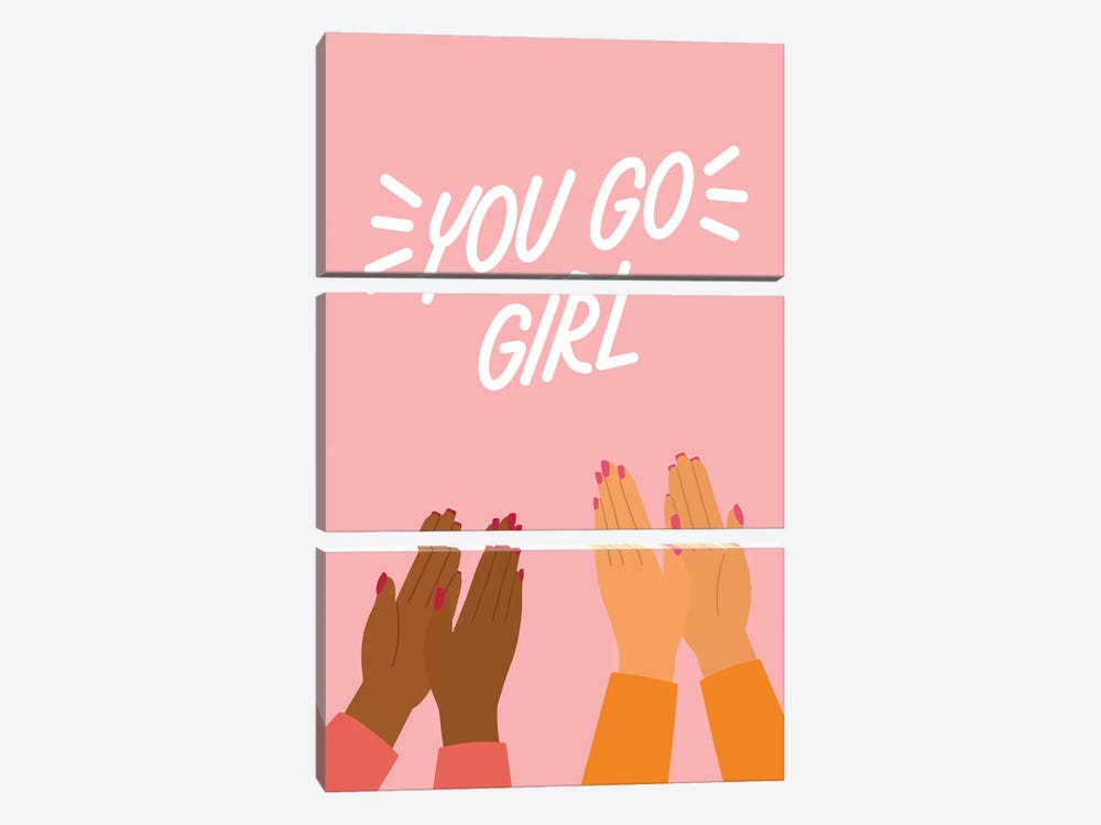 You Go Girl by Breanna Christie 3-piece Art Print