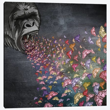 The Roar Canvas Print #PBF100} by Paula Belle Flores Art Print