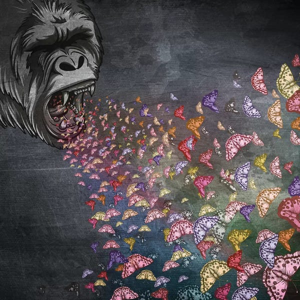 Gorillas: The Roar by Paula Belle Flores