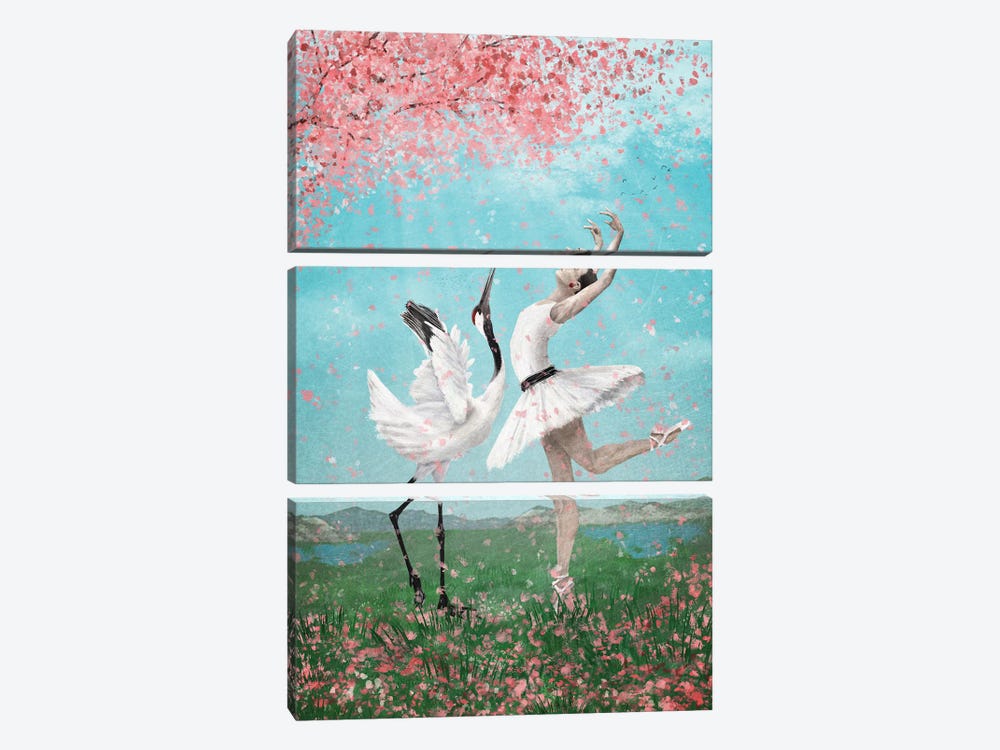 Dancing Like No Other by Paula Belle Flores 3-piece Canvas Artwork