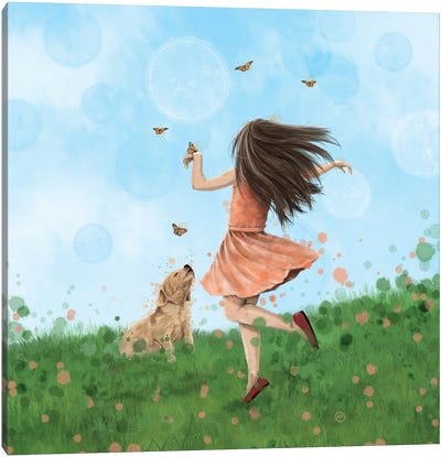 I Sing You Dance Canvas Art Print - Monarch Butterflies