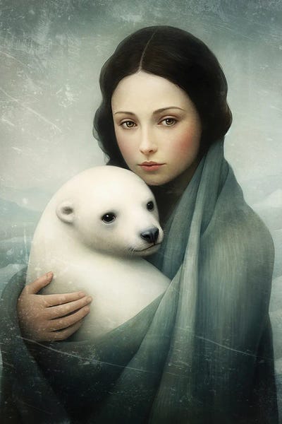 You Are Safe - Seal Version by Paula Belle Flores multi panel art