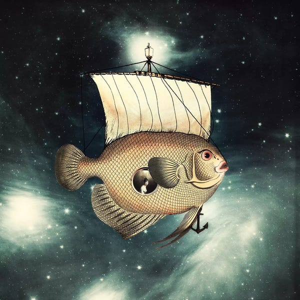 Fairytale Scenes: 5 Weeks In A Flying Fish by Paula Belle Flores