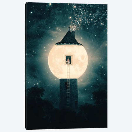 Moon Tower Canvas Print #PBF32} by Paula Belle Flores Art Print