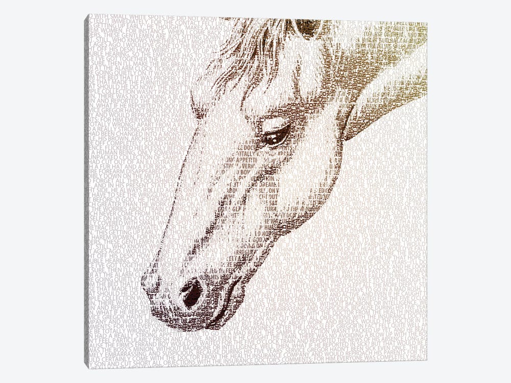 The Intellectual Horse I by Paula Belle Flores 1-piece Canvas Artwork