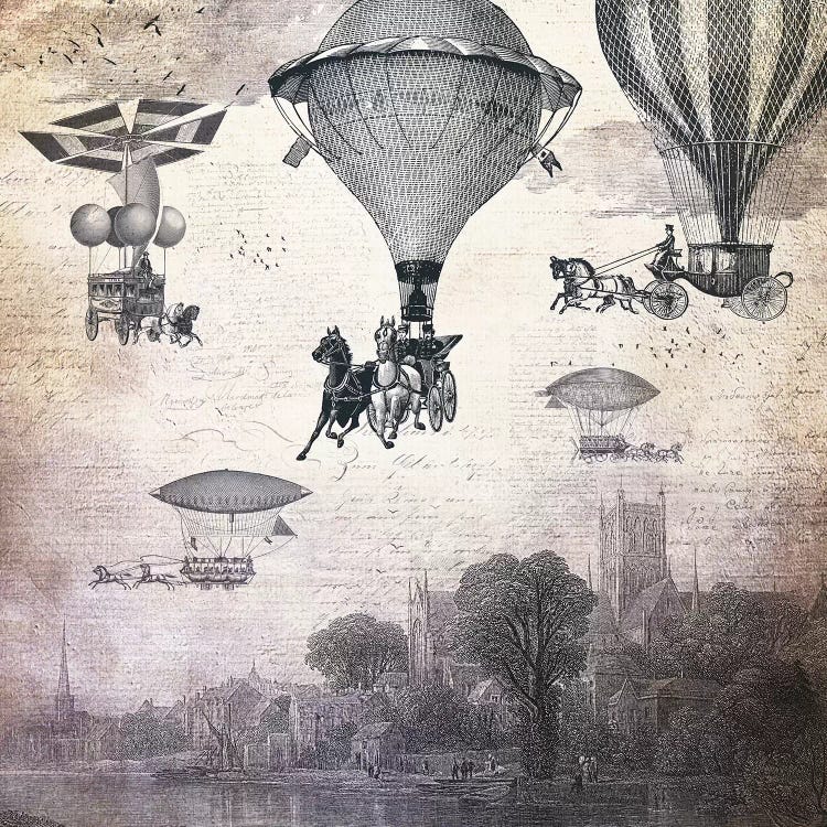 Carrilloons Over The City by Paula Belle Flores wall art