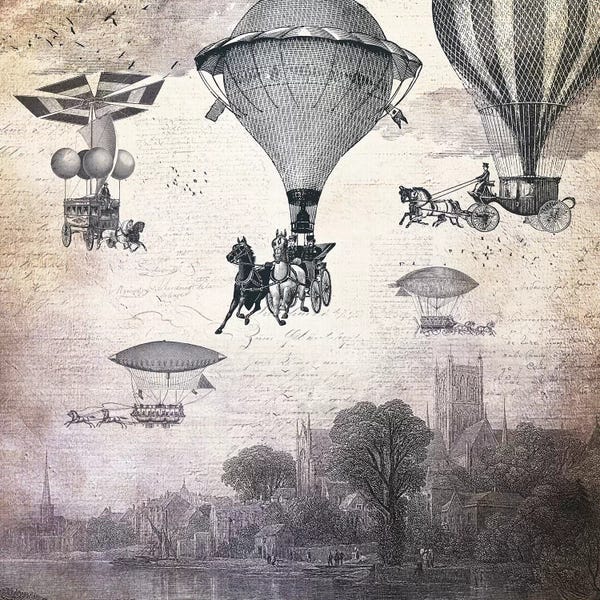 Steampunk: Carrilloons Over The City by Paula Belle Flores