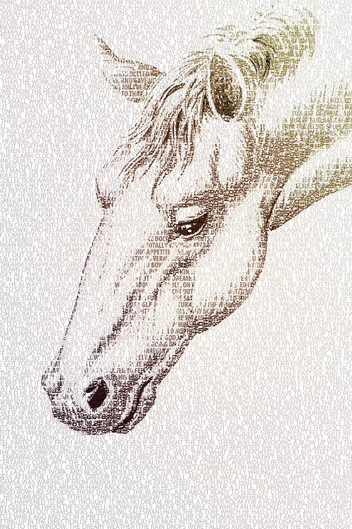 The Intellectual Horse II by Paula Belle Flores wall art