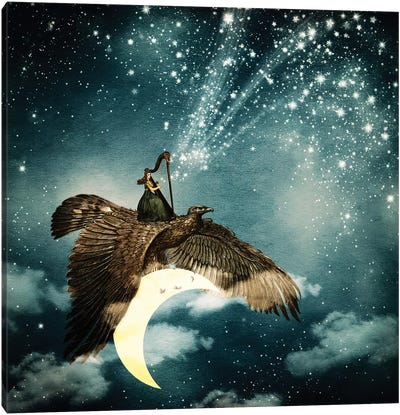 The Star Maker Canvas Art Print - Night Sky Art