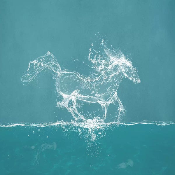 Mesmerizing Digital Artists: Water Horse by Paula Belle Flores