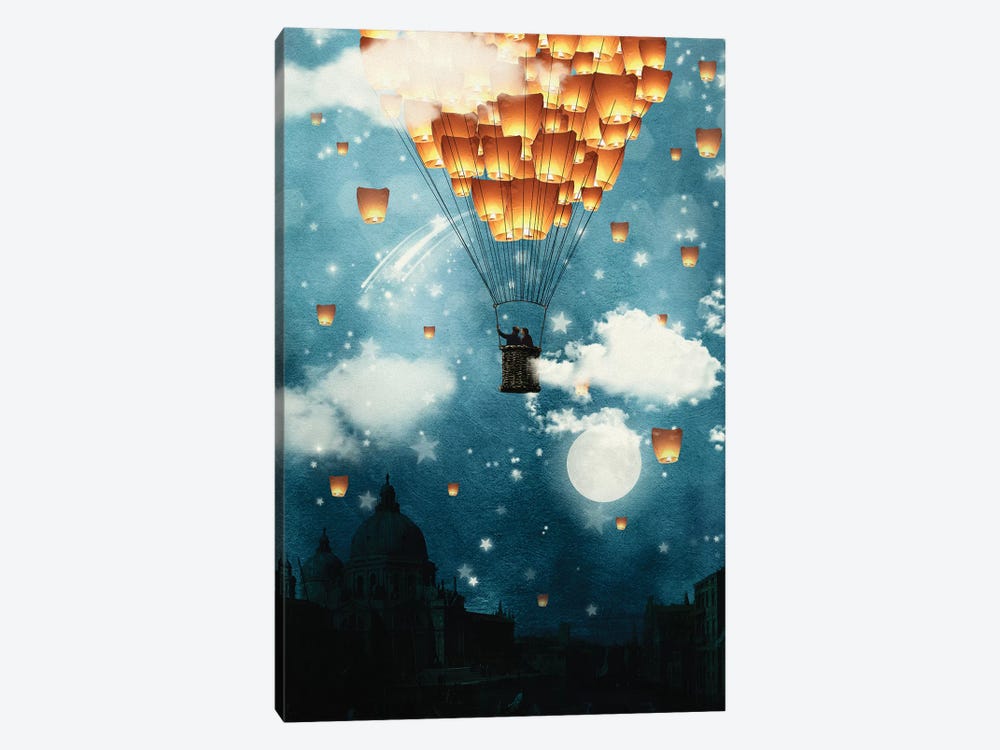 Where All The Wishes Come True by Paula Belle Flores 1-piece Canvas Print
