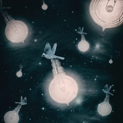 Light The Universe by Paula Belle Flores framed wall art