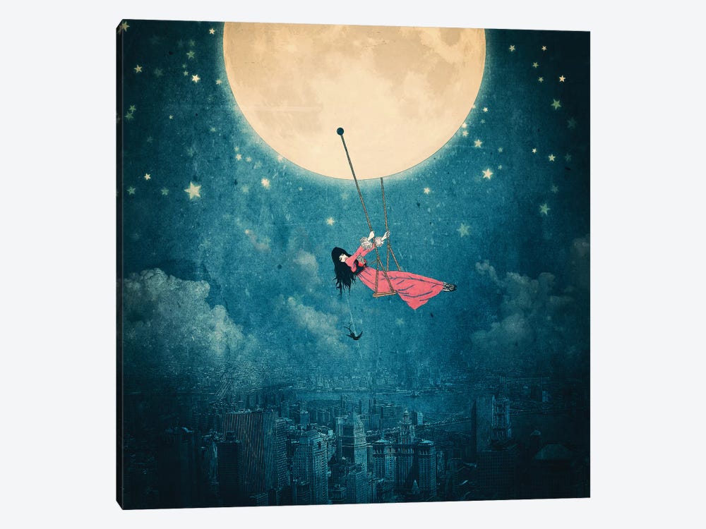 Moonswing by Paula Belle Flores 1-piece Canvas Print