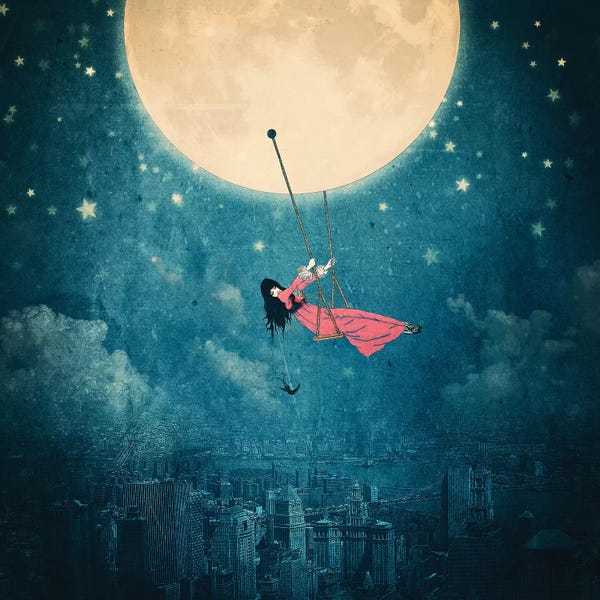Paula Belle Flores: Moonswing by Paula Belle Flores