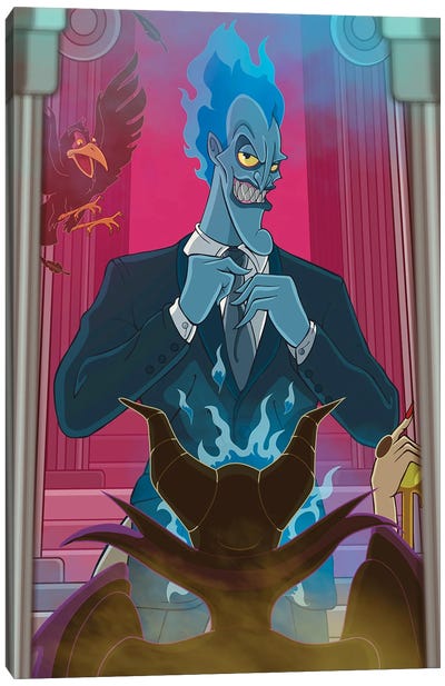 Fifty Hades Canvas Art Print - Other Animated & Comic Strip Characters