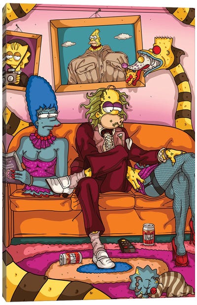 Beetdohljuice Canvas Art Print - Marge Simpson