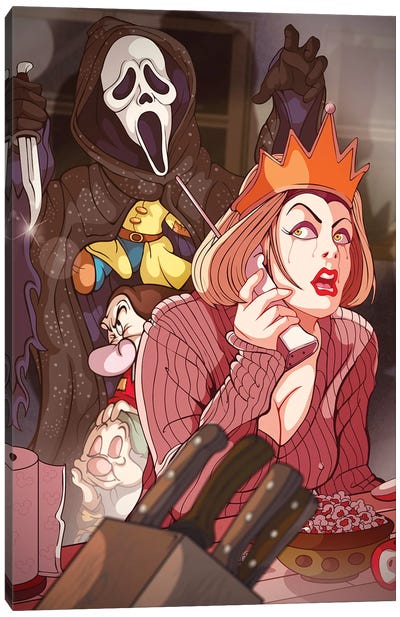 Scream Queen Canvas Art Print - Evil Queen