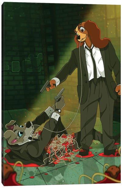 Res Dogs Canvas Art Print - Reservoir Dogs