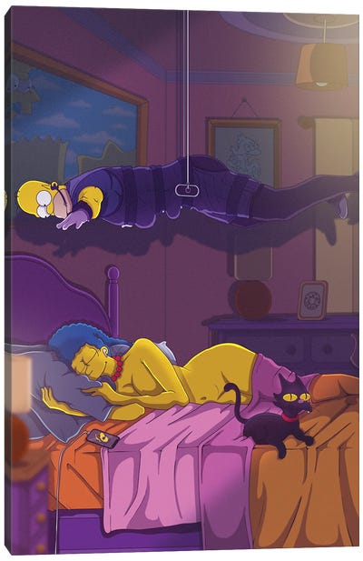 Missionary Improbable Canvas Art Print - Marge Simpson