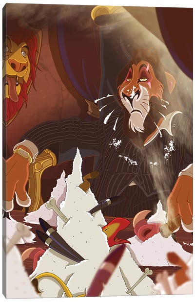 Scar-Face Canvas Art Print - Lion King