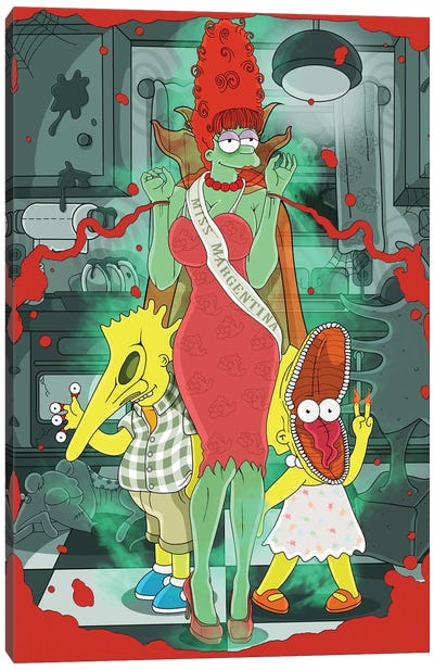 Miss Margentina Canvas Art Print - Marge Simpson