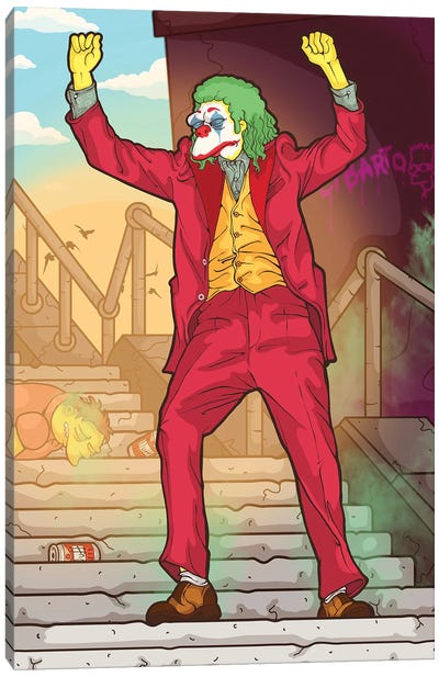 Moeker Canvas Art Print - The Joker