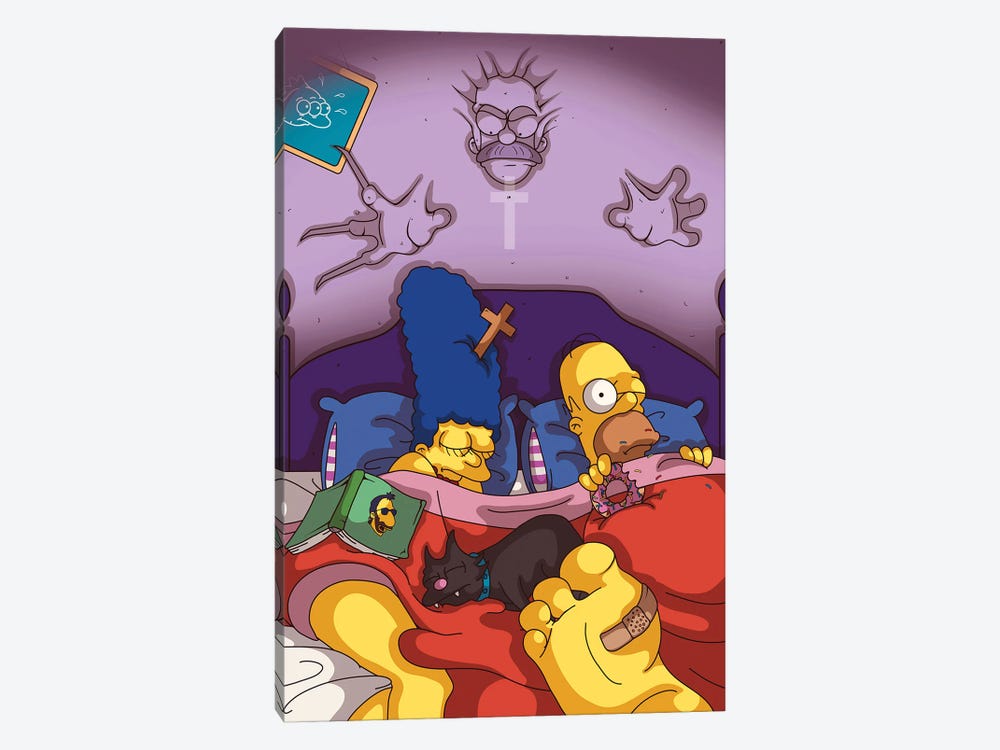 Neddys Coming For You by PBMahoneyArt 1-piece Canvas Wall Art