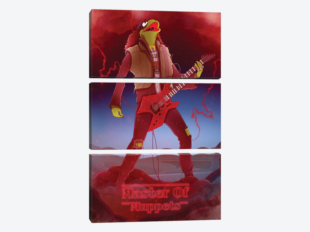 Master Of Muppets Mock by PBMahoneyArt 3-piece Canvas Art