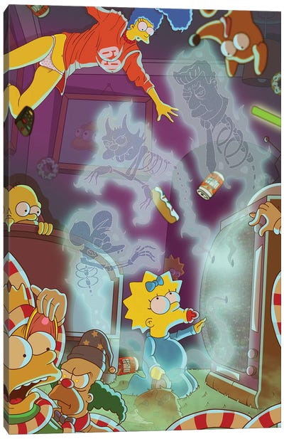 Poltdohggeist Canvas Art Print - Marge Simpson