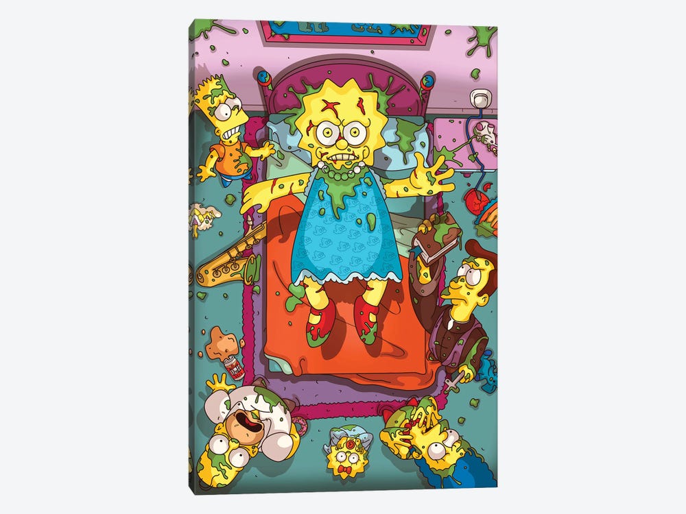 Excorsimpsons by PBMahoneyArt 1-piece Canvas Artwork