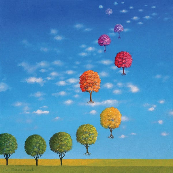 Playful Surrealism: Leave The Road by Paule Bernard Roussel