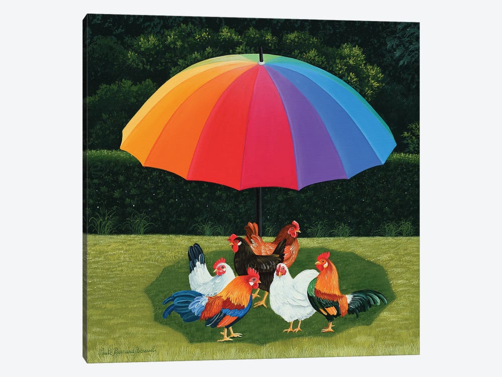 Rainbow Gathering by Paule Bernard Roussel 1-piece Art Print