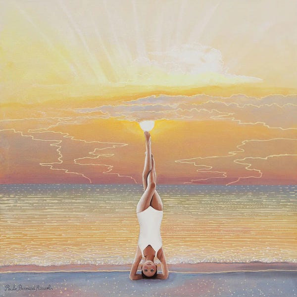 Paule Bernard Roussel: Sirsasana by Paule Bernard Roussel