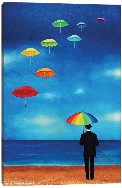 Keep An Eye On The Weather Canvas Art Print - Paule Bernard Roussel