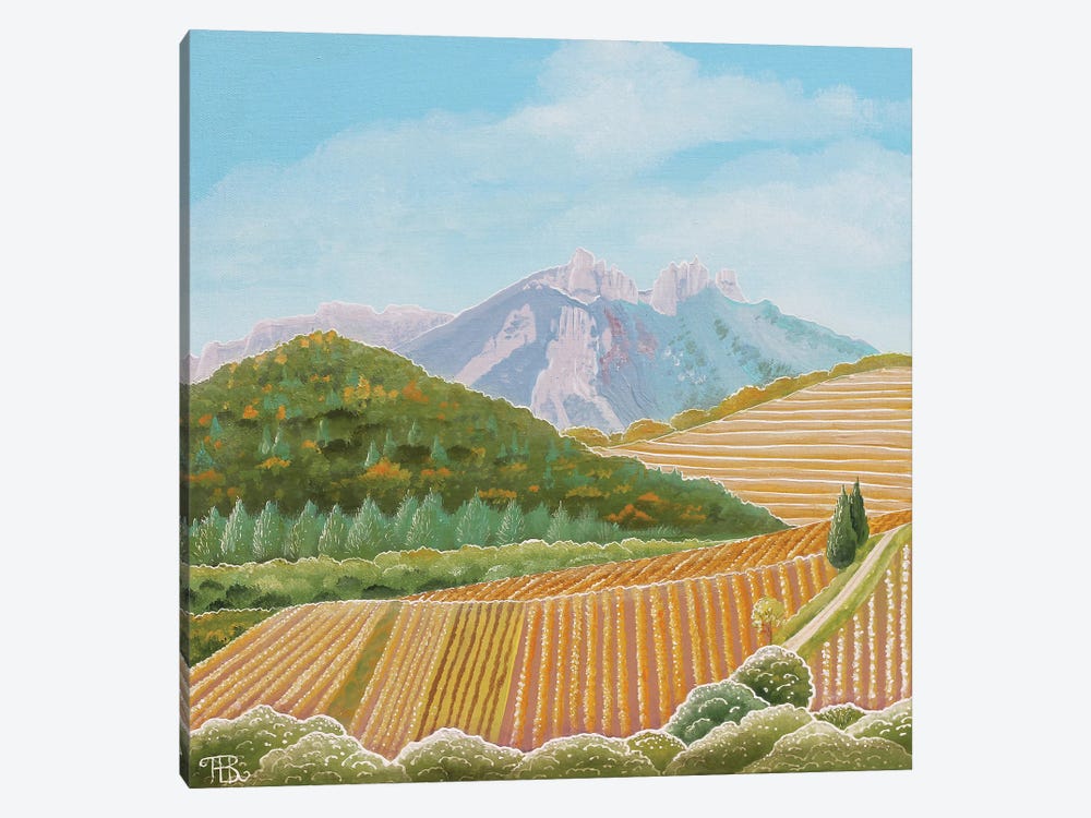 Vignes Et Dentelles by Paule Bernard Roussel 1-piece Canvas Print