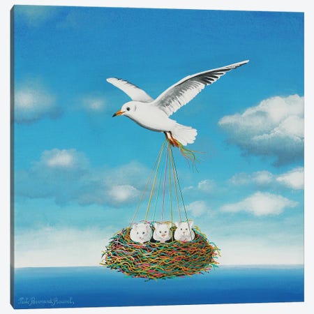 Flight Over A Mouse Nest Canvas Print #PBN114} by Paule Bernard Roussel Canvas Art