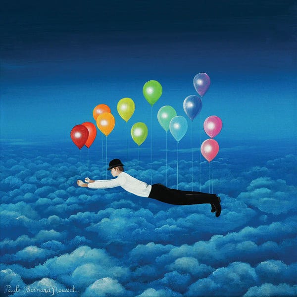 Playful Surrealism: Free Flight by Paule Bernard Roussel