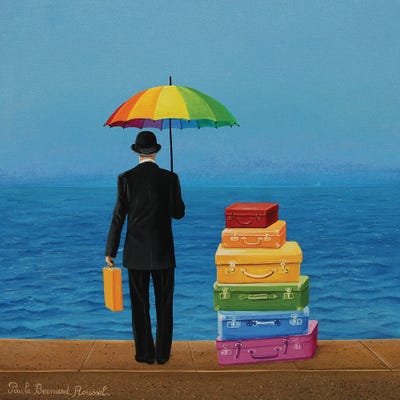 Business Trip by Paule Bernard Roussel framed wall art