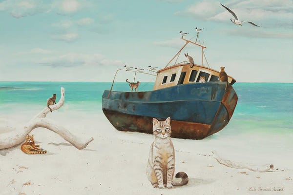 Playful Surrealism: The Cats's Ark by Paule Bernard Roussel