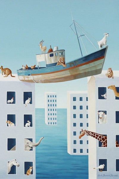 Kangaroos: Windows With Sea View by Paule Bernard Roussel