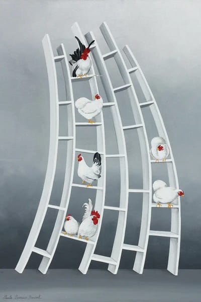 Paule Bernard Roussel: Feather Holder by Paule Bernard Roussel