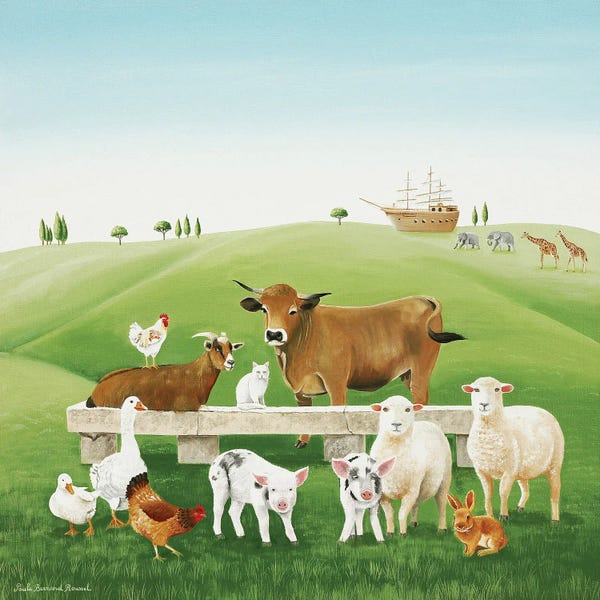 Paule Bernard Roussel: Green Hill by Paule Bernard Roussel