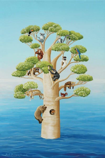 Playful Surrealism: Noah Tree by Paule Bernard Roussel