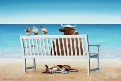 Sand Bench by Paule Bernard Roussel art print