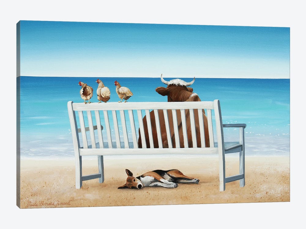 Sand Bench by Paule Bernard Roussel 1-piece Art Print