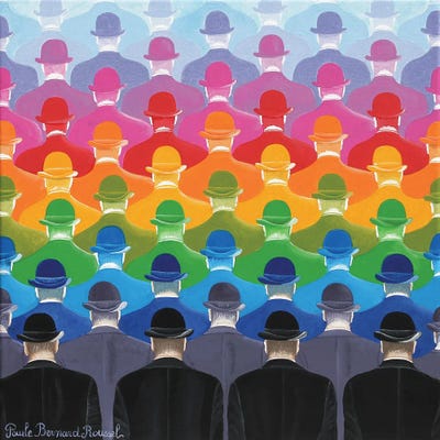 Chromosapiens by Paule Bernard Roussel canvas print