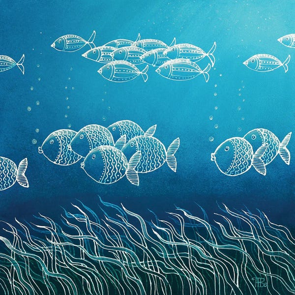 Paule Bernard Roussel: In The Blue by Paule Bernard Roussel