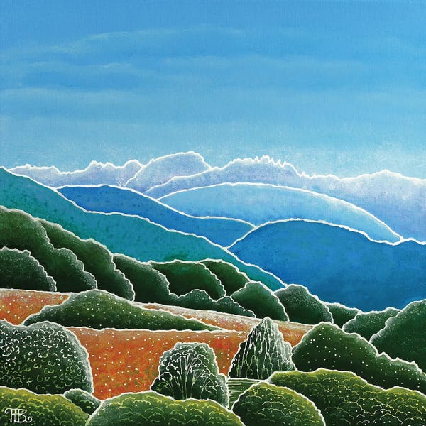 Paule Bernard Roussel: The Dentelles by Paule Bernard Roussel
