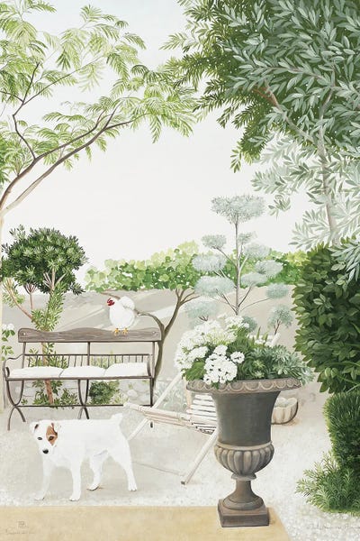 Paule Bernard Roussel: Voltaire At The Buis De Lussan by Paule Bernard Roussel